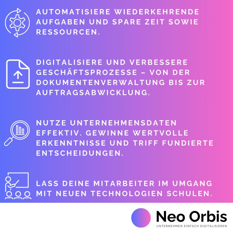 Neo Orbis Digitalisierung ist mehr als nur ein Schlagwort